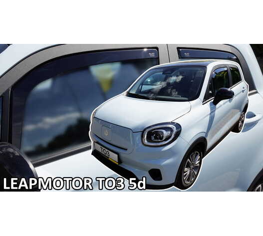 Heko - Ανεμοθραύστες Παραθύρων Για Leapmotor T03 2020 > 5πορτο υλικό Acrylic Χρώμα Φιμέ - 4 τεμ. (ΑΝΕΜ.SET29120)