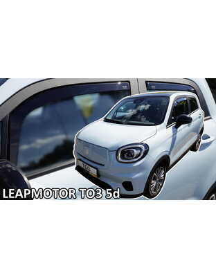 Heko - Ανεμοθραύστες Παραθύρων Για Leapmotor T03 2020 > 5πορτο υλικό Acrylic Χρώμα Φιμέ - 4 τεμ. (ΑΝΕΜ.SET29120)