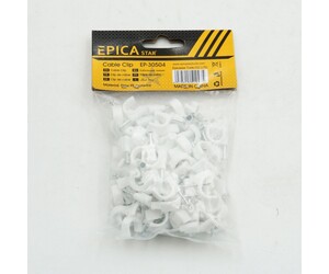 EPICA STAR ΣΤΗΡΙΓΜΑ ΚΑΛΩΔΙΩΝ ΡΟΚΑ 10mm 100ΤΜΧ EP-30504