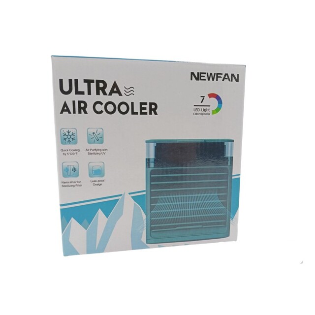 MINI ΦΟΡΗΤΟ ΚΛΙΜΑΤΙΣΤΙΚΟ AIR COOLER ΜΕ LED ΦΩΤΙΣΜΟ RY-021719