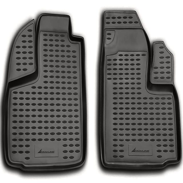 ΠΑΤΑΚΙΑ ΣΕ ΣΚΑΦΗ TPE ΛΑΣΤΙΧΟ ΓΙΑ FIAT DOBLO CARGO 2001-2009  ΣΕ ΑΝΘΡΑΚΙ ΣΚΟΥΡΟ ΓΚΡΙ ΧΡΩΜΑ NOVLINE - 2 ΤΕΜ.