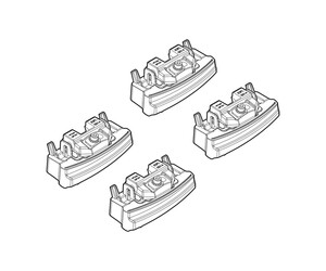 ΑΚΡΑ ΓΙΑ ΜΠΑΡΕΣ NORDRIVE ΓΙΑ BMW ΣΕΙΡΑ 3 G20 4D 12/2018+ KIT