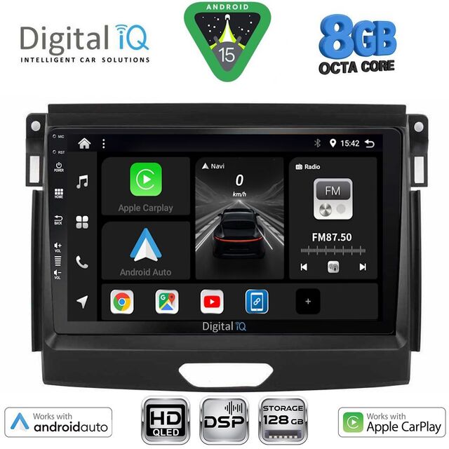 DIGITAL IQ BXF 18172A_CPAA (9inc) MULTIMEDIA TABLET for FORD RANGER mod. 2015-2018