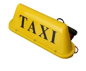 ΤΑΜΠΕΛΑ ΤΑΧΙ ΜΑΓΝΗΤΙΚΗ ΚΙΤΡΙΝΟ ΦΩΣ  TAXI-1330