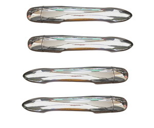 ΧΕΡΟΥΛΙΑ ΠΟΡΤΑΣ ΓΙΑ RENAULT SCENIC 03-09  ΧΡΩΜΙΟ ΜΕΤΑΛΛΙΚΑ 4ΠΟΡΤΕΣ 4ΤΕΜ