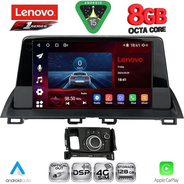 LENOVO SSR 10386_CPA (9inc) MULTIMEDIA TABLET for MAZDA CX4 mod. 2016-2025