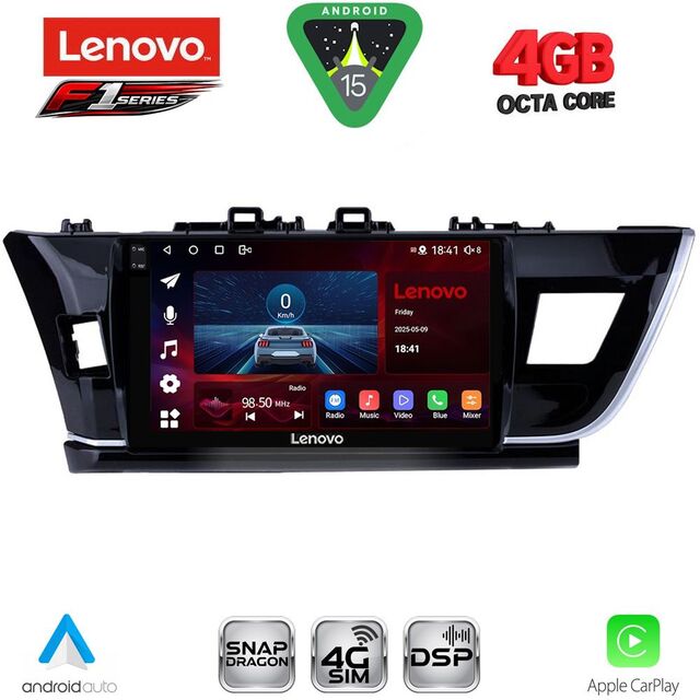 LENOVO SSQ 9714BIG_CPA (10inc) MULTIMEDIA TABLET for TOYOTA COROLLA mod. 2013-2016