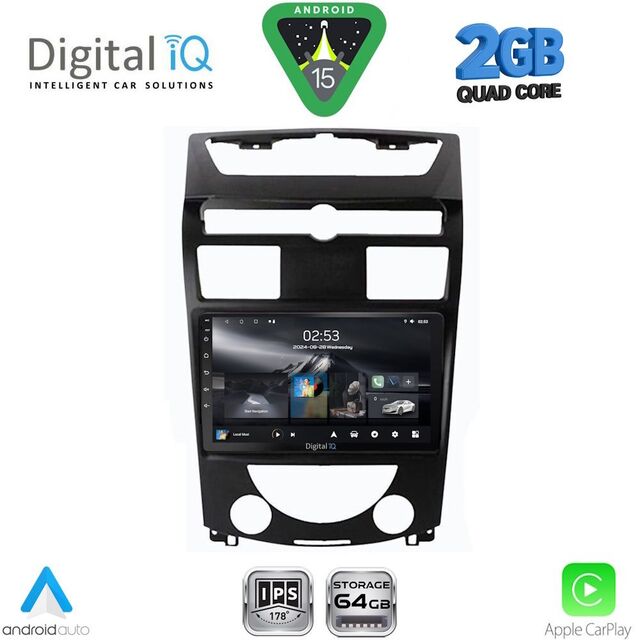 DIGITAL IQ RSD 1657_CPA (10inc) MULTIMEDIA TABLET for SSANGYONG REXTON mod. 2006-2015