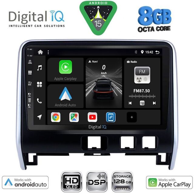 DIGITAL IQ BXF 18471_CPAA (10inc) MULTIMEDIA TABLET for NISSAN SERENA mod. 2016-2022