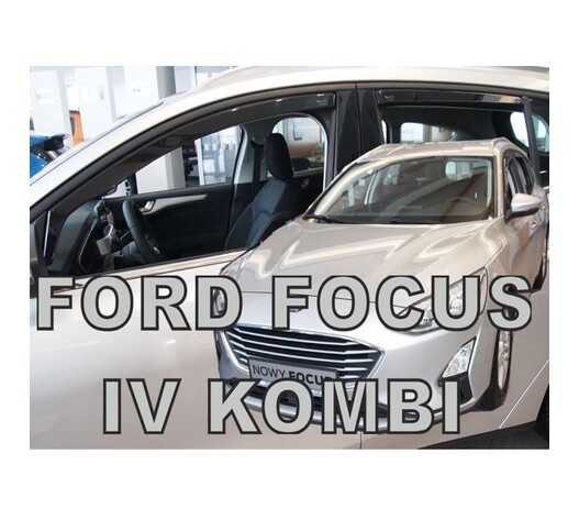 ΑΝΕΜΟΘΡΑΥΣΤΕΣ ΓΙΑ FORD FOCUS MK4 5D COMBI/WAGON 2018+ ΣΕΤ ΑΥΤΟΚΙΝΗΤΟΥ ΑΠΟ ΕΥΚΑΜΠΤΟ ΦΙΜΕ ΠΛΑΣΤΙΚΟ HEKO - 4 ΤΕΜ.