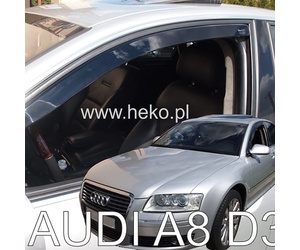 ΑΝΕΜΟΘΡΑΥΣΤΕΣ ΓΙΑ AUDI A8 / D3 4D 2003-2010 ΖΕΥΓΑΡΙ ΑΠΟ ΕΥΚΑΜΠΤΟ ΦΙΜΕ ΠΛΑΣΤΙΚΟ HEKO - 2 ΤΕΜ.