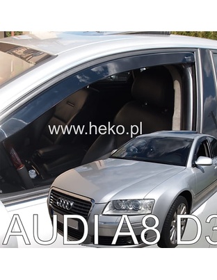 ΑΝΕΜΟΘΡΑΥΣΤΕΣ ΓΙΑ AUDI A8 / D3 4D 2003-2010 ΖΕΥΓΑΡΙ ΑΠΟ ΕΥΚΑΜΠΤΟ ΦΙΜΕ ΠΛΑΣΤΙΚΟ HEKO - 2 ΤΕΜ.