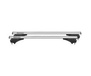 MENABO ΜΠΑΡΕΣ ΑΛΟΥΜΙΝΙΟΥ ARIEM 118.5 cm ΣΕ ΑΣΗΜΙ ΧΡΩΜΑ ΓΙΑ Audi A3 (8Y) Sportback 5 doors 2020> ΜΕ FLUSH ή RAISED RAILS - 2 ΤΕΜ. (14700/MB)
