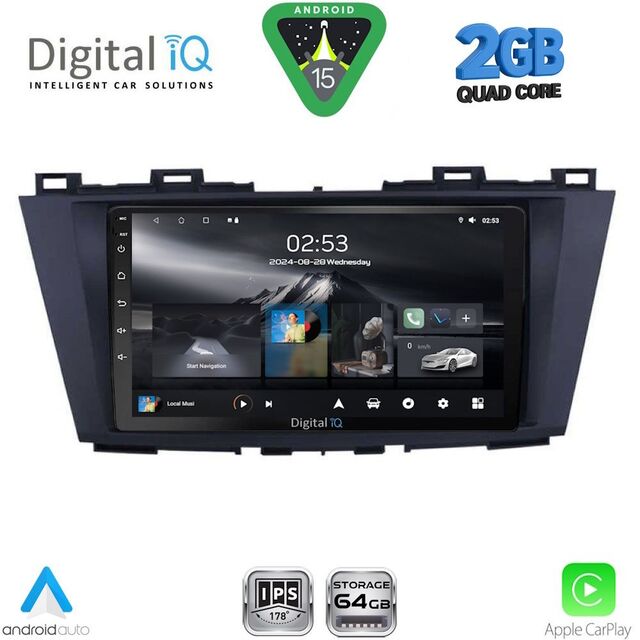 DIGITAL IQ RSD 1371_CPA (9inc) MULTIMEDIA TABLET for MAZDA 5 mod. 2011-2020