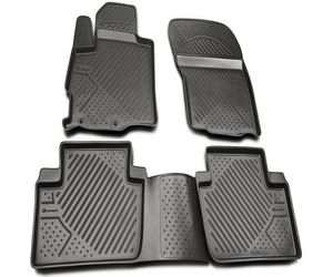 ΠΑΤΑΚΙΑ ΣΕ ΣΚΑΦΗ TPE ΛΑΣΤΙΧΟ ΓΙΑ PEUGEOT 4007 07/07+  (ΑΝΘΡΑΚΙ/ΣΚΟΥΡΟ ΓΚΡΙ)