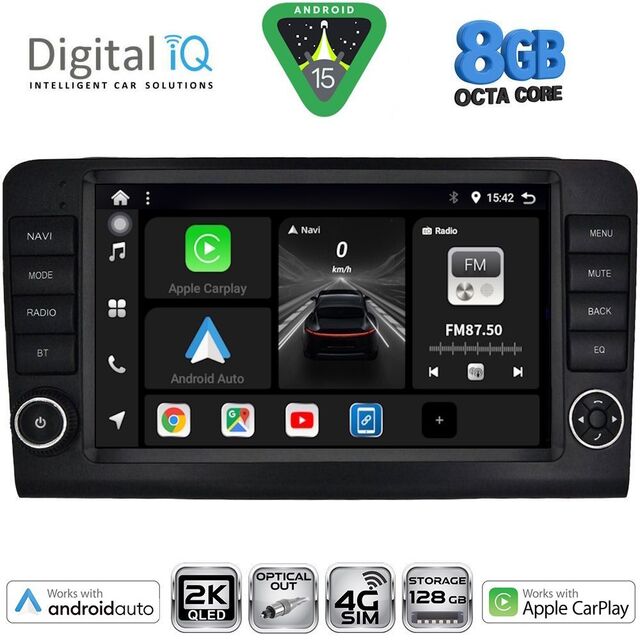 DIGITAL IQ BXK 20416_CPAA (9inc) MULTIMEDIA TABLET for MERCEDES ML (W164) – GL (X164) mod. 2005-2011