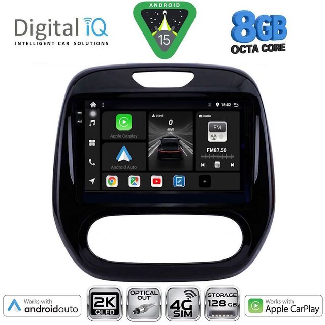 DIGITAL IQ BXK 20542_CPAA (9inc) MULTIMEDIA TABLET for RENAULT CAPTUR mod. 2013-2019