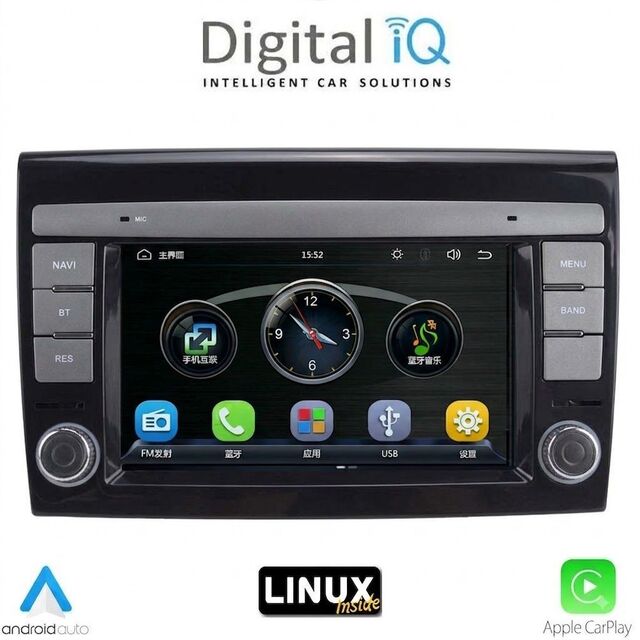 DIGITAL IQ BLA 097_CPA (7" DECK) MULTIMEDIA LINUX SYSTEM for FIAT BRAVO mod. 2007-2019