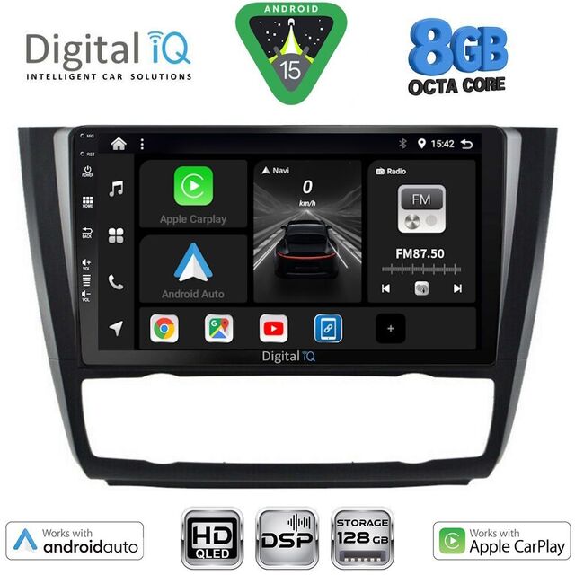 DIGITAL IQ BXF 7040_CPAA CLIMA (9inc) MULTIMEDIA TABLET for BMW S.1 (E81-82-87-88) mod. 2004-2013