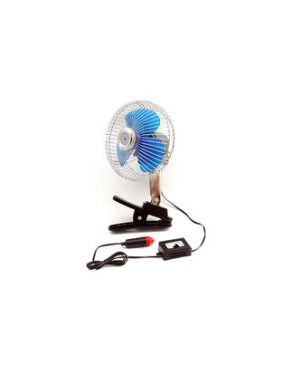 Amio - ΑΝΕΜΙΣΤΗΡΑΣ ΑΝΑΠΤΗΡΑ 24V - 17,5 cm ΜΕ ΚΛΙΠ ΣΤΗΡΙΞΗΣ (ΠΕΡΙΣΤΡΕΦΟΜΕΝΟΣ/ΜΕΤΑΛΛΙΚΟΣ)​ - 1 ΤΕΜ. (CC42166/AM)