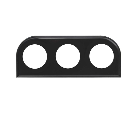 ΒΑΣΗ/ΘΗΚΗ 3 ΟΡΓΑΝΩΝ 52mm ΓΙΑ ΤΗΝ ΘΕΣΗ RADIO-CD 1DIN ΜΗΚΟΥΣ 189mm ΣΕ ΜΑΥΡΟ ΧΡΩΜΑ SIMONI RACING  - 1 τεμ.