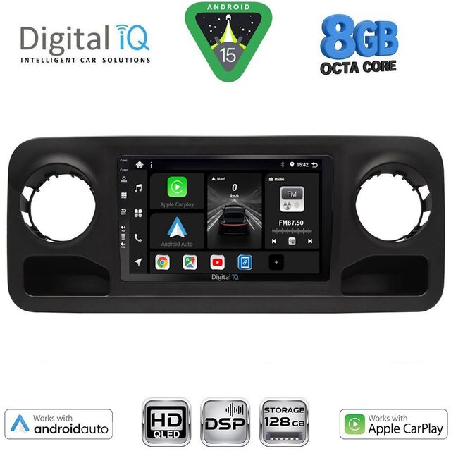 DIGITAL IQ BXF 7424_CPAA (10inc) MULTIMEDIA TABLET for MERCEDES SPRINTER mod. 2018-2026
