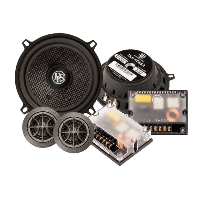RCS5.2 Διαιρούμενα ηχεία αυτοκινήτου 5.25" (130mm) 90W DLS Reference