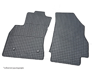 Cik - ΠΑΤΑΚΙΑ ΑΥΤΟΚΙΝΗΤΟΥ ΑΠΟ ΛΑΣΤΙΧΟ ΓΙΑ SEAT ALHAMBRA 2005-2010 / VW SHARAN 2005-2010 (3Η ΣΕΙΡΑ ΚΑΘΙΣΜΑΤΩΝ) ΣΕ ΜΑΥΡΟ ΧΡΩΜΑ ΜΕ ΚΟΥΜΠΩΜΑΤΑ - 2 ΤΕΜ. (RM.SE.0008/CK)