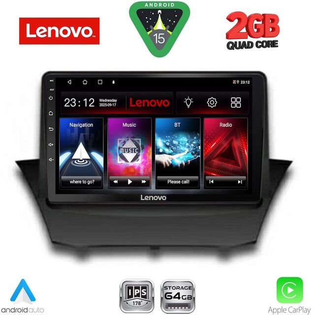 LENOVO LVD 2154A_CPA (9inc) MULTIMEDIA TABLET for FORD FIESTA mod. 2008-2017