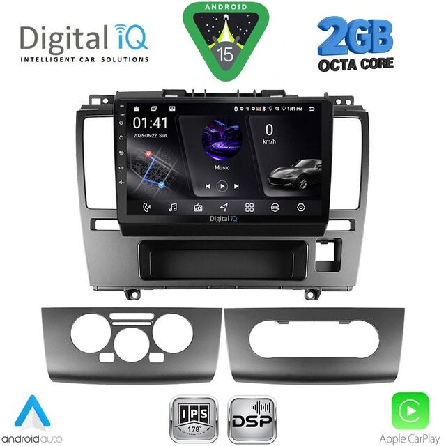 DIGITAL IQ RSF 4465A_CPA (9inc) MULTIMEDIA TABLET for NISSAN TIDA mod. 2004-2013