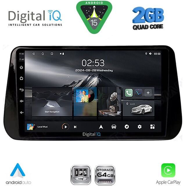 DIGITAL IQ RSD 1238B_CPA (10inc) MULTIMEDIA TABLET for HYUNDAI IX45 - SANTA FE mod. 2021-2023