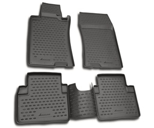 ΠΑΤΑΚΙΑ ΣΕ ΣΚΑΦΗ TPE ΛΑΣΤΙΧΟ ΓΙΑ HONDA ACCORD 2003-2007  ΣΕ ΑΝΘΡΑΚΙ ΣΚΟΥΡΟ ΓΚΡΙ ΧΡΩΜΑ NOVLINE - 4 ΤΕΜ.