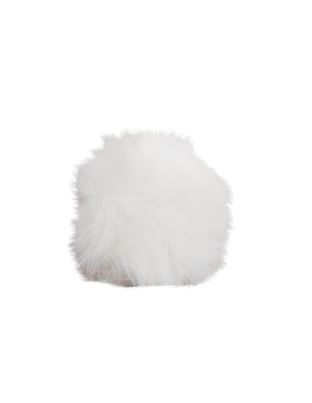 ΚΑΛΥΜΜΑ ΓΙΑ ΠΟΜΟΛΟ ΤΑΧΥΤΗΤΩΝ FLUFFY FUR COVER ΛΕΥΚΟ ΓΟΥΝΙΝΟ ΧΝΟΥΔΩΤΟ SIMONI RACING - 1 TEM.