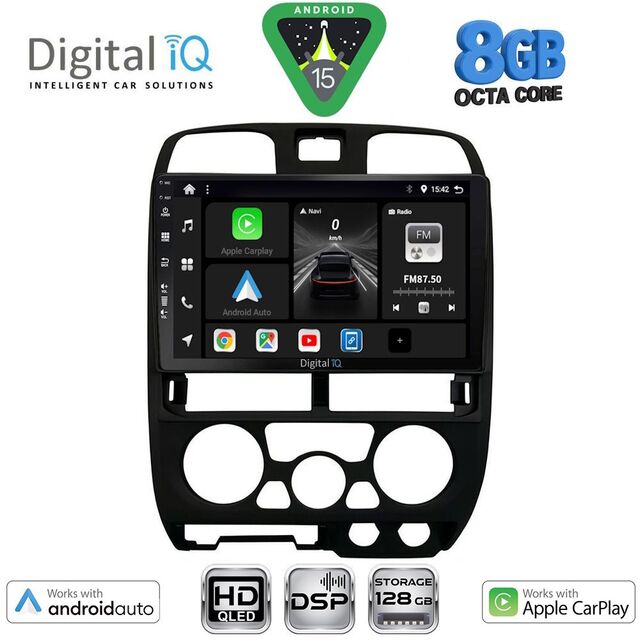 DIGITAL IQ BXF 7253BL_CPAA (9inc) MULTIMEDIA TABLET for ISUZU D-MAX mod. 2002-2008 (BLACK)