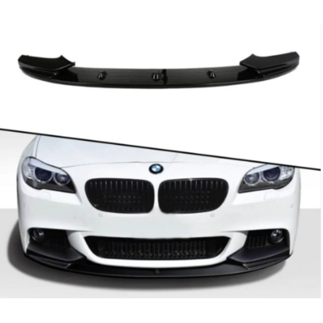 Lip spoiler μαύρο πλαστικό γυαλιστερό - Bmw F10 M Sport Style 2010-2017