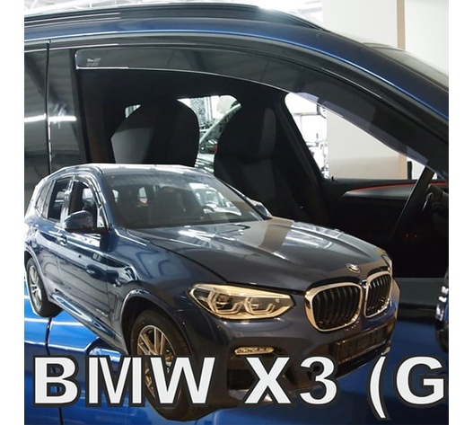 ΑΝΕΜΟΘΡΑΥΣΤΕΣ ΓΙΑ BMW X3 G01 5D 2017-2021 ΖΕΥΓΑΡΙ ΑΠΟ ΕΥΚΑΜΠΤΟ ΦΙΜΕ ΠΛΑΣΤΙΚΟ HEKO - 2 ΤΕΜ.