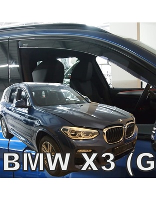 ΑΝΕΜΟΘΡΑΥΣΤΕΣ ΓΙΑ BMW X3 G01 5D 2017-2021 ΖΕΥΓΑΡΙ ΑΠΟ ΕΥΚΑΜΠΤΟ ΦΙΜΕ ΠΛΑΣΤΙΚΟ HEKO - 2 ΤΕΜ.