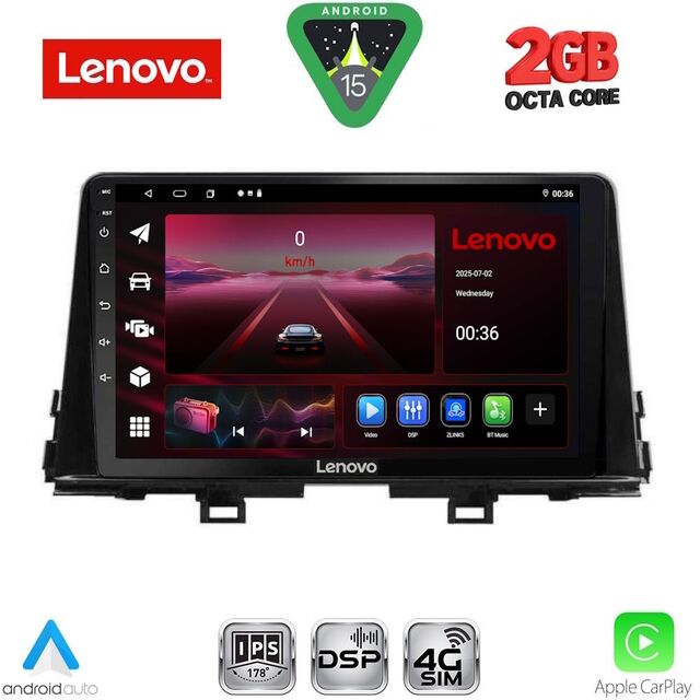 LENOVO LVF 5310_CPA (9inc) MULTIMEDIA TABLET for KIA PICANTO mod. 2021-2026