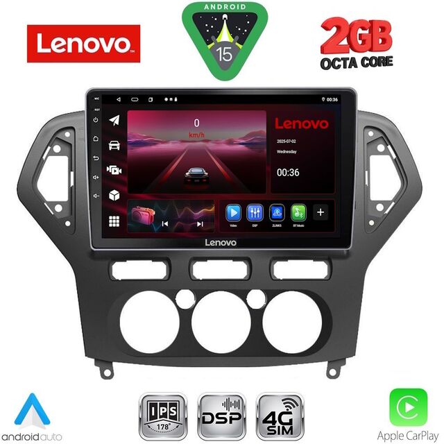 LENOVO LVF 5162_CPA A/C (10inc) MULTIMEDIA TABLET for FORD MONDEO mod. 2007-2011