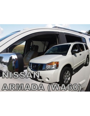 ΑΝΕΜΟΘΡΑΥΣΤΕΣ ΓΙΑ NISSAN ARMADA WA60 5D 2004-2016? ΣΕΤ ΑΥΤΟΚΙΝΗΤΟΥ ΑΠΟ ΕΥΚΑΜΠΤΟ ΦΙΜΕ ΠΛΑΣΤΙΚΟ HEKO - 4 ΤΕΜ.