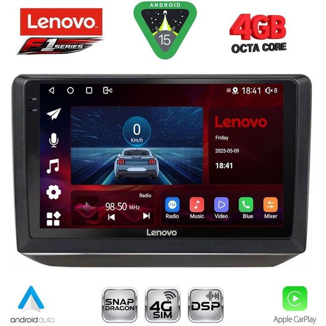 LENOVO SSQ 9581_CPA (10inc) MULTIMEDIA TABLET for SKODA FABIA mod. 2008-2014