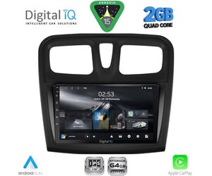 DIGITAL IQ RSD 1108SQ_CPA (9inc) MULTIMEDIA TABLET for DACIA LOGAN – SANDERO mod. 2012-2019