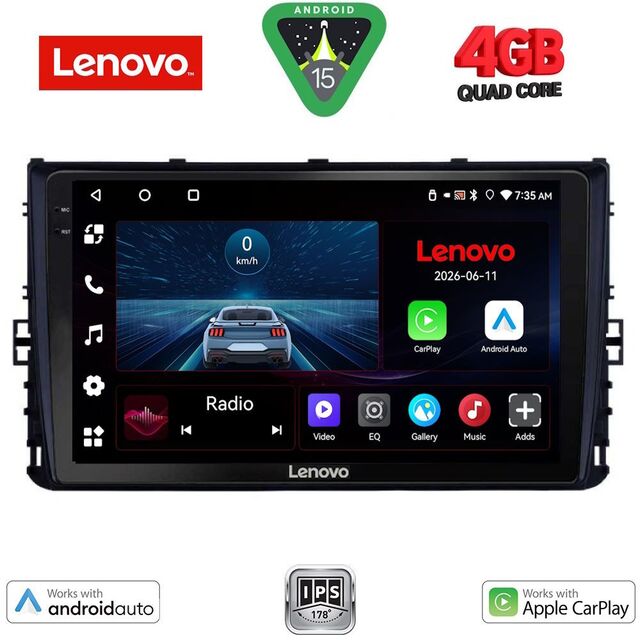 LENOVO LVE 8758_CPAA (9inc) MULTIMEDIA TABLET for VW POLO – TROC – TCROSS - TAIGO mod. 2017-2026