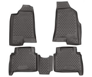 ΠΑΤΑΚΙΑ ΣΕ ΣΚΑΦΗ TPE ΛΑΣΤΙΧΟ ΓΙΑ HUMMER H3 08/2005-02/2010  ΣΕ ΑΝΘΡΑΚΙ ΣΚΟΥΡΟ ΓΚΡΙ ΧΡΩΜΑ NOVLINE - 4 ΤΕΜ.