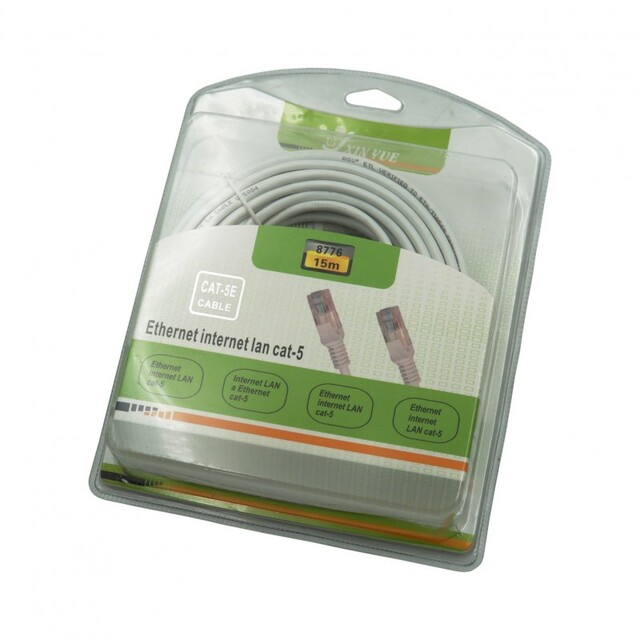 ΚΑΛΩΔΙΟ ETHERNET CAT-5E 15m TY-8776