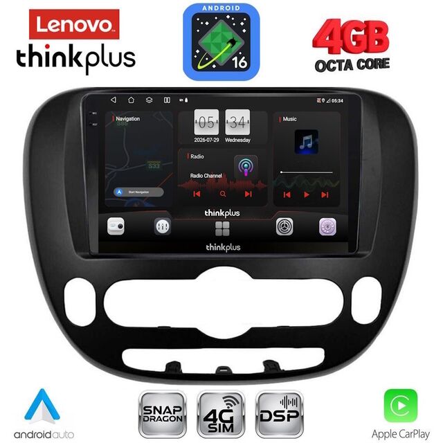 LENOVO LTG 7321_CPA (9inc) MULTIMEDIA TABLET for KIA SOUL mod. 2013-2019