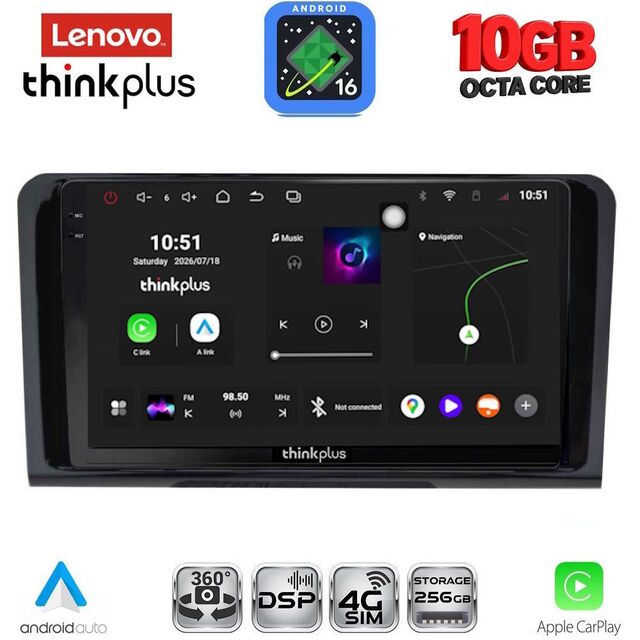 LENOVO LTM 11414_CPA (9inc) MULTIMEDIA TABLET for MERCEDES ML (W164) – GL (X164) mod. 2005-2011