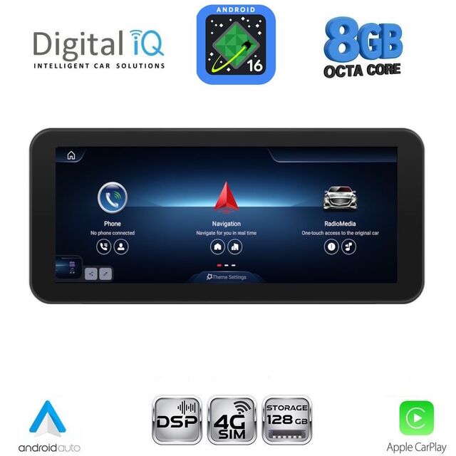 DIGITAL IQ TPK 16987_CPA (10.25'') MULTIMEDIA SYSTEM for MERCEDES V (W447) mod. 2023+ with NTG 6.0