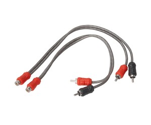 Autoconnect L1RCAY2M1FT 2 Male 1 Female Twisted RCA Splitters 0.3m Ζεύγος