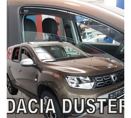 ΑΝΕΜΟΘΡΑΥΣΤΕΣ ΓΙΑ DACIA DUSTER 2 5D 2018-2021 ΖΕΥΓΑΡΙ ΑΠΟ ΕΥΚΑΜΠΤΟ ΦΙΜΕ ΠΛΑΣΤΙΚΟ HEKO - 2 ΤΕΜ.